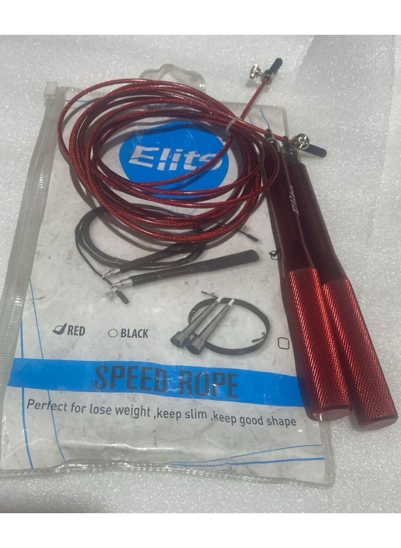 إليت حبل قفز يد ميتال أحمر إليت - Image 3